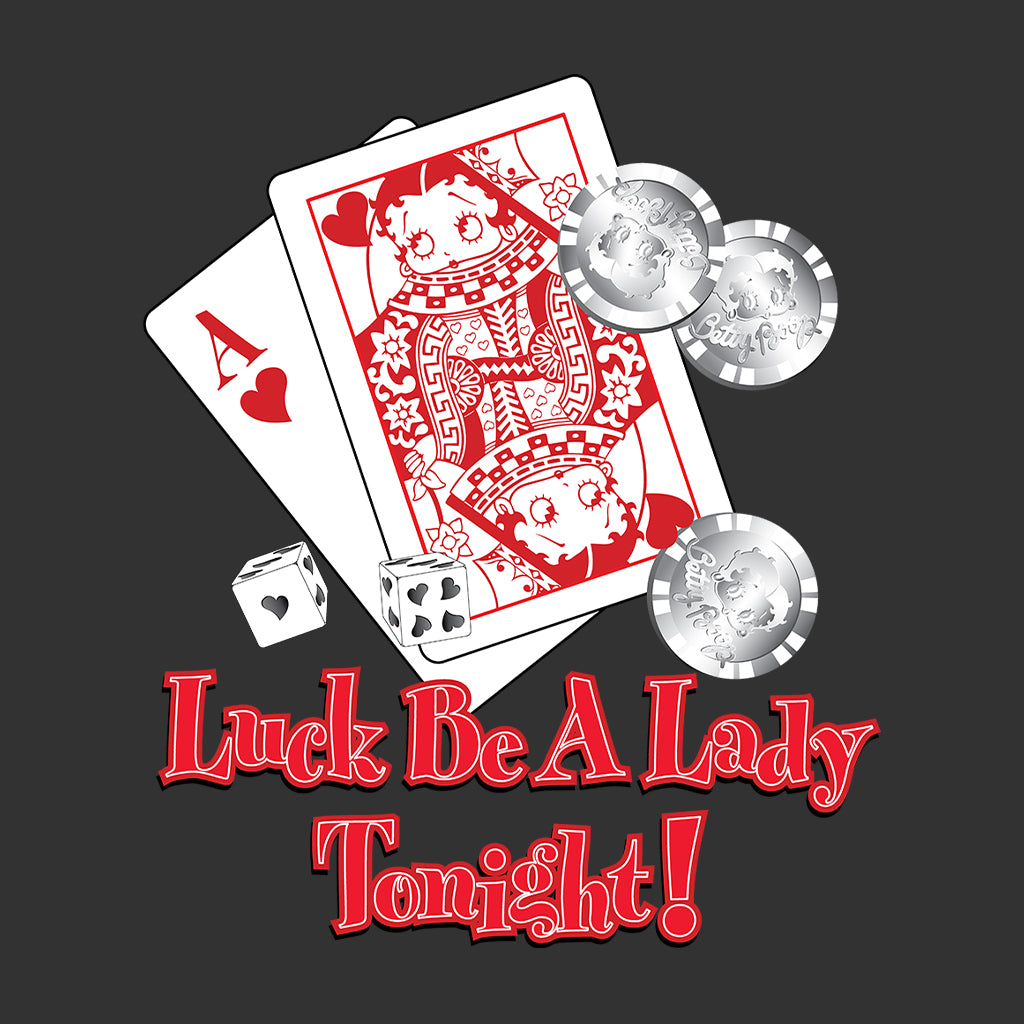 Betty Boop Luck Be A Lady Tonight Men's T-Shirt