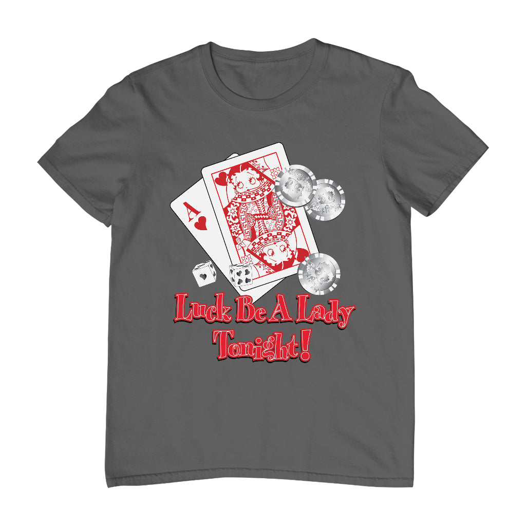 Betty Boop Luck Be A Lady Tonight Men's T-Shirt