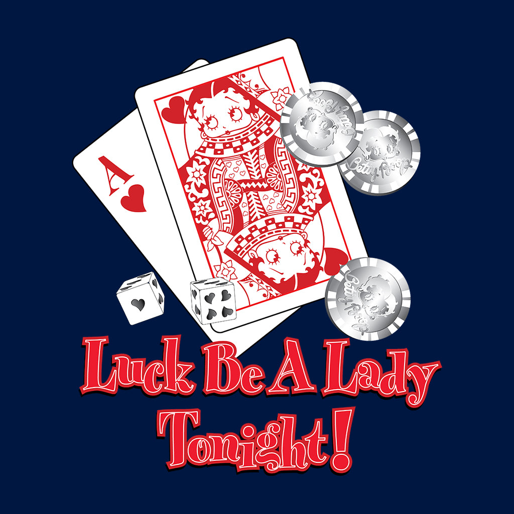 Betty Boop Luck Be A Lady Tonight Men's T-Shirt