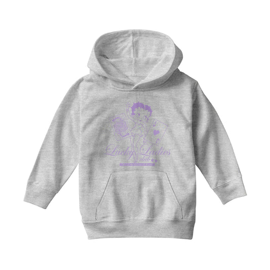 Betty Boop Lucky Ladies Club Kids Hooded Sweatshirt