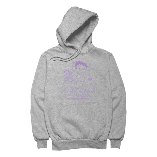 Betty Boop Lucky Ladies Club Men's Hooded Sweatshirt