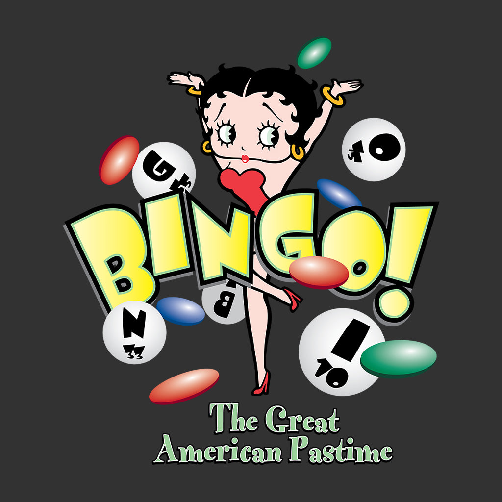 Betty Boop Bingo The Great American Pastime Men's T-Shirt