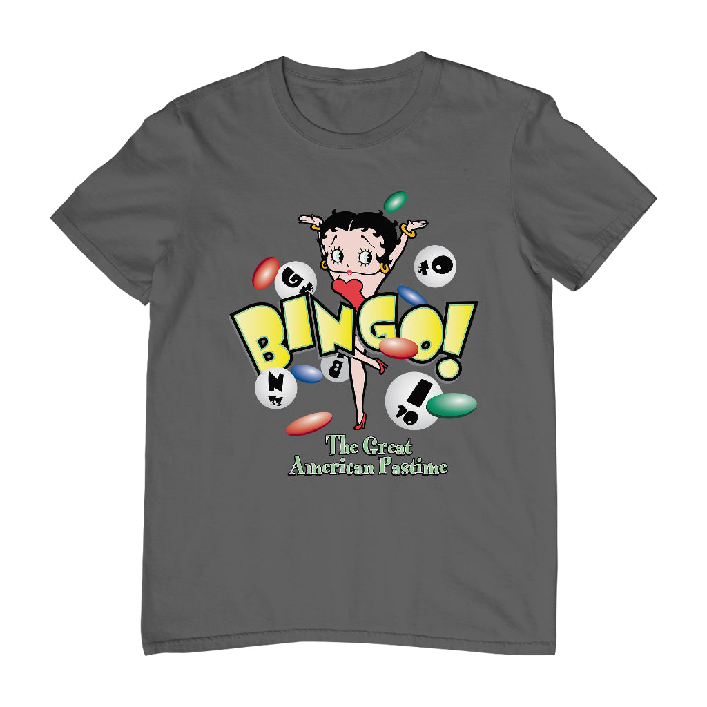 Betty Boop Bingo The Great American Pastime Men's T-Shirt