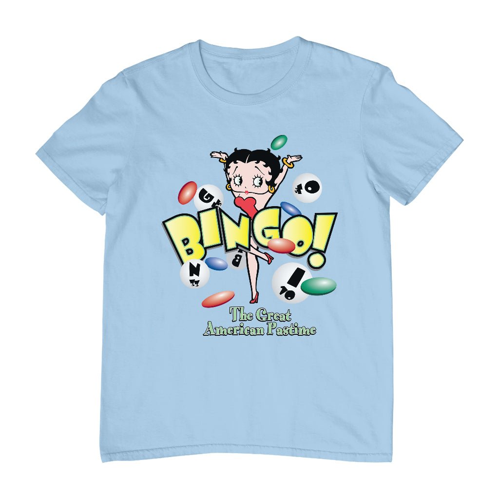 Betty Boop Bingo The Great American Pastime Men's T-Shirt