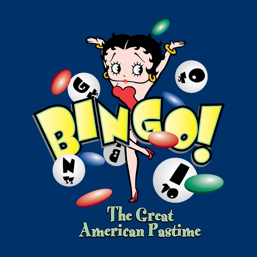 Betty Boop Bingo The Great American Pastime Men's T-Shirt
