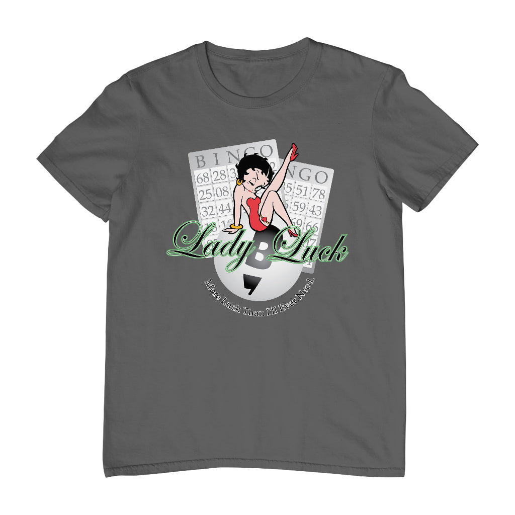 Betty Boop More Luck Than I'll Ever Need Men's T-Shirt