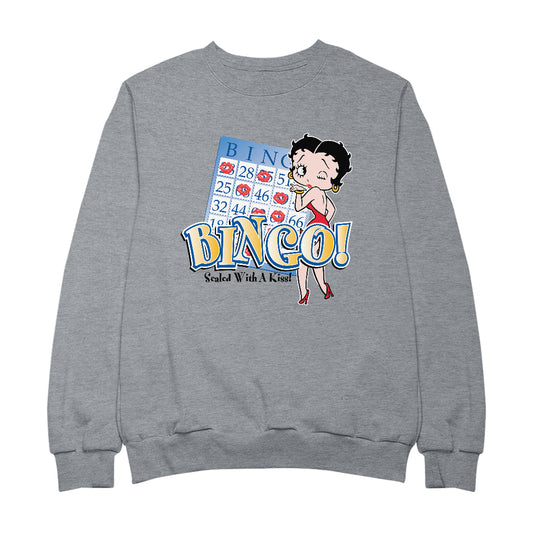 Betty Boop Bingo Sealed With A Kiss! Men's Sweatshirt