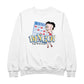 Betty Boop Bingo Sealed With A Kiss! Men's Sweatshirt