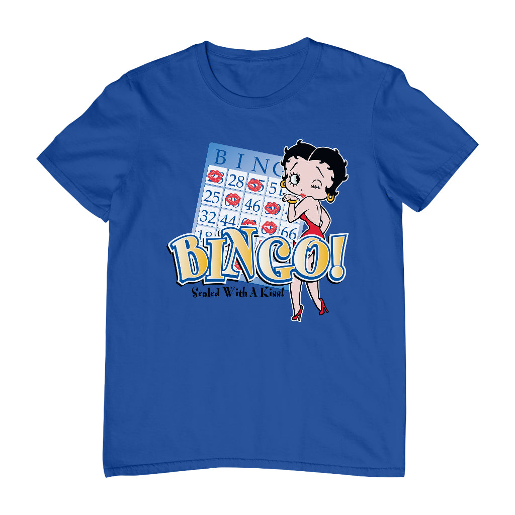 Betty Boop Bingo Sealed With A Kiss! Men's T-Shirt