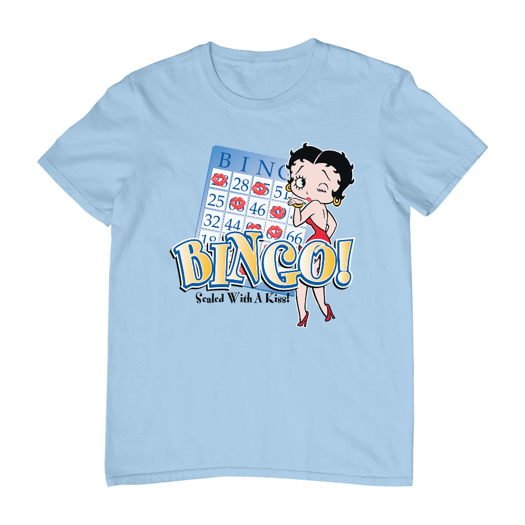 Betty Boop Bingo Sealed With A Kiss! Men's T-Shirt