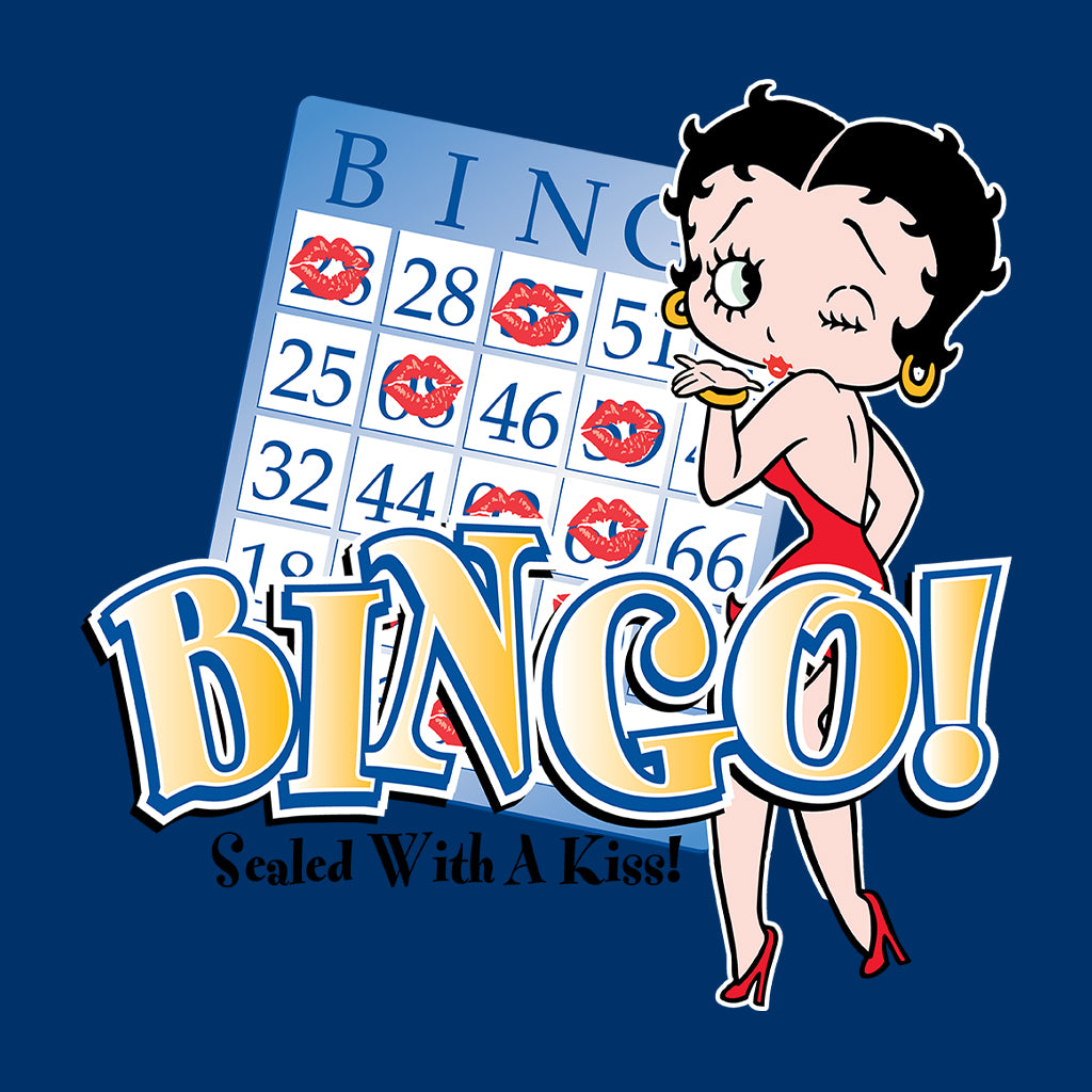 Betty Boop Bingo Sealed With A Kiss! Men's T-Shirt