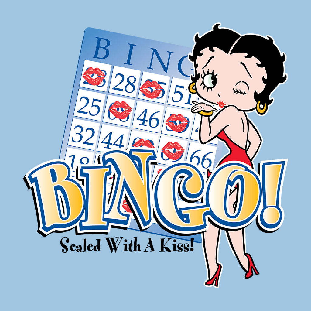 Betty Boop Bingo Sealed With A Kiss! Men's T-Shirt