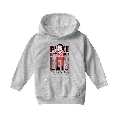 Betty Boop Place Your Bets Kids Hooded Sweatshirt