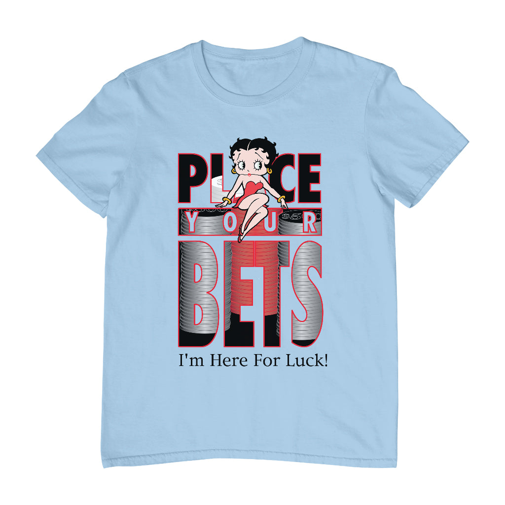 Betty Boop Place Your Bets Men's T-Shirt