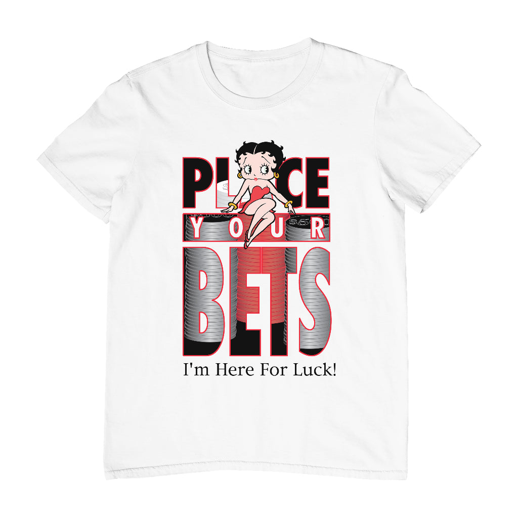 Betty Boop Place Your Bets Men's T-Shirt