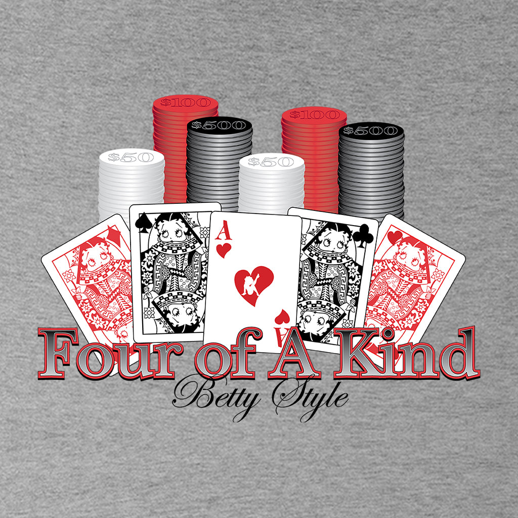 Betty Boop Betty Style Four Of A Kind Men's T-Shirt