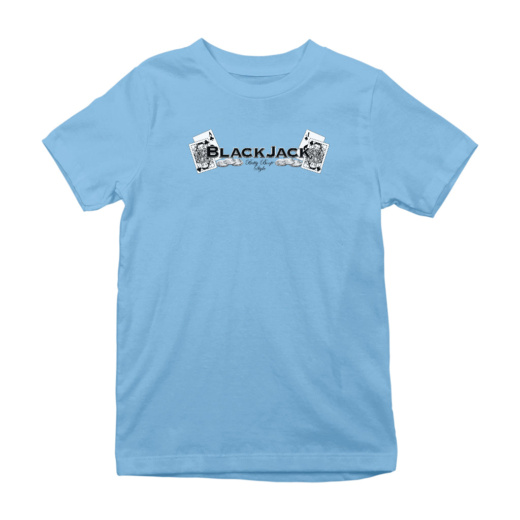 Betty Boop Blackjack Kids T-Shirt