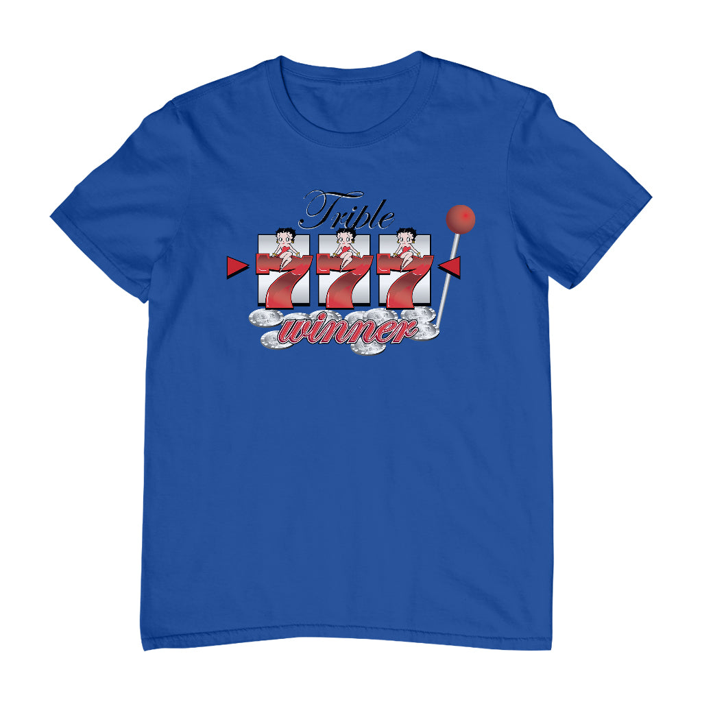 Betty Boop Triple Seven Winner Men's T-Shirt