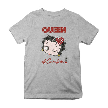 Betty Boop Queen Of Carefree! Kids T-Shirt