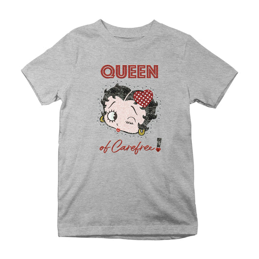 Betty Boop Queen Of Carefree! Kids T-Shirt