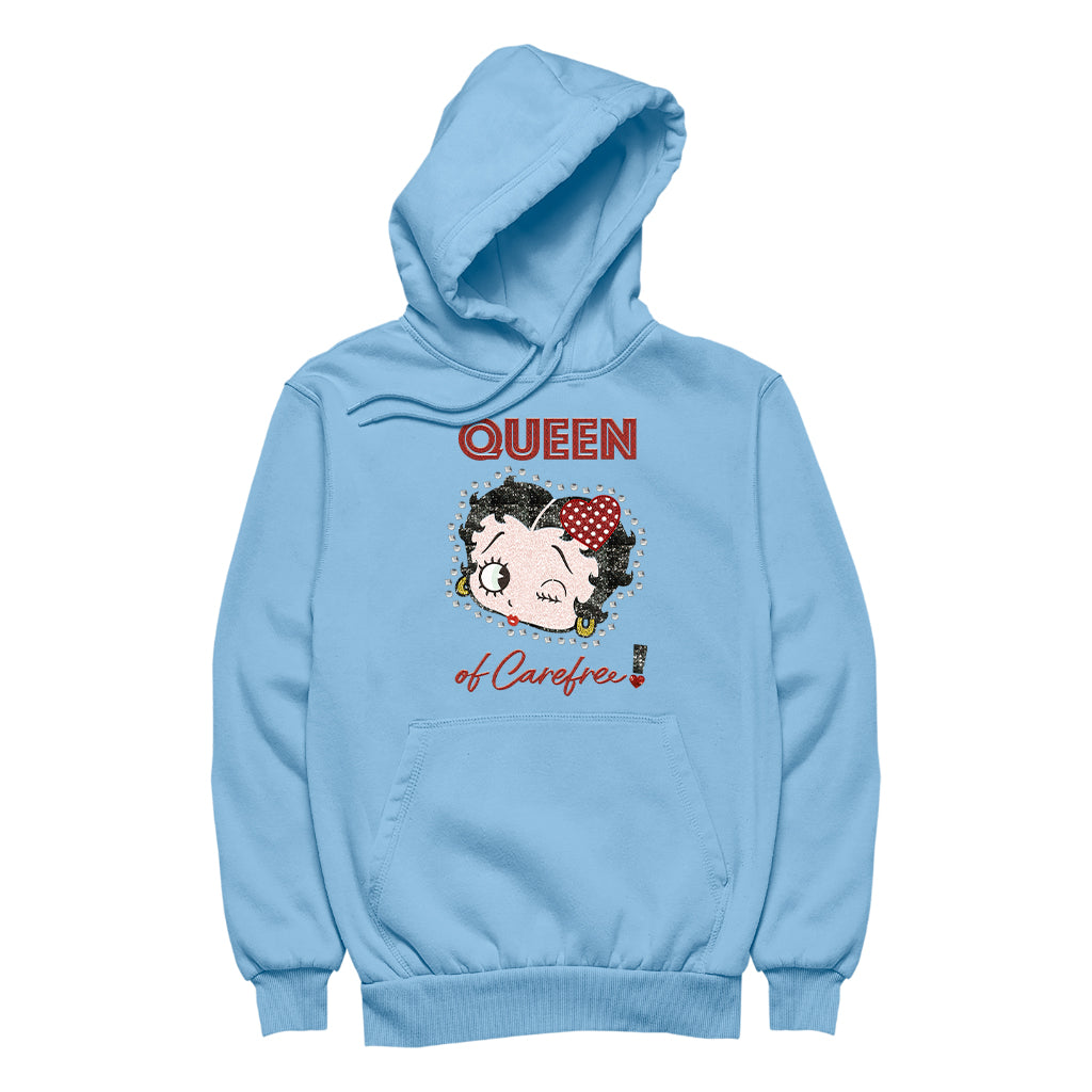 Betty Boop Queen Of Carefree! Men's Hooded Sweatshirt