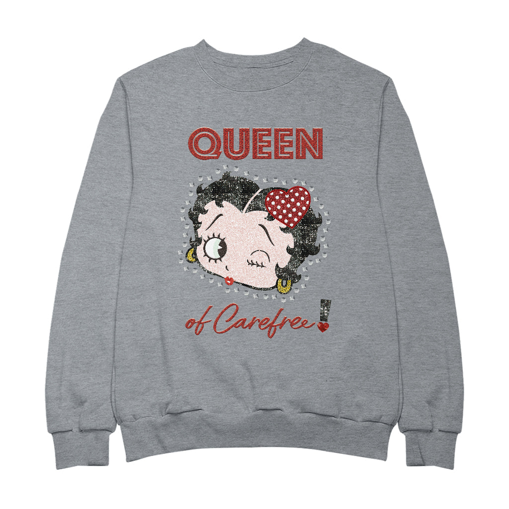 Betty Boop Queen Of Carefree! Men's Sweatshirt
