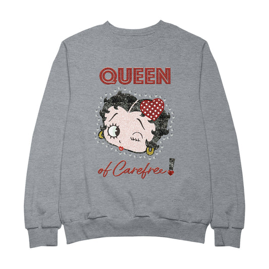 Betty Boop Queen Of Carefree! Men's Sweatshirt