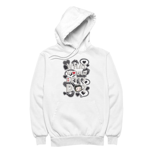 Betty Boop What Would Betty Do WWBD Men's Hooded Sweatshirt