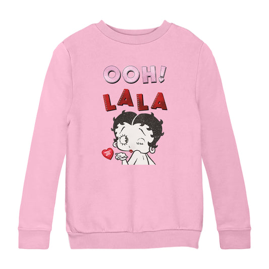 Betty Boop Ooh! La La Embrace Your Betty Kids Sweatshirt