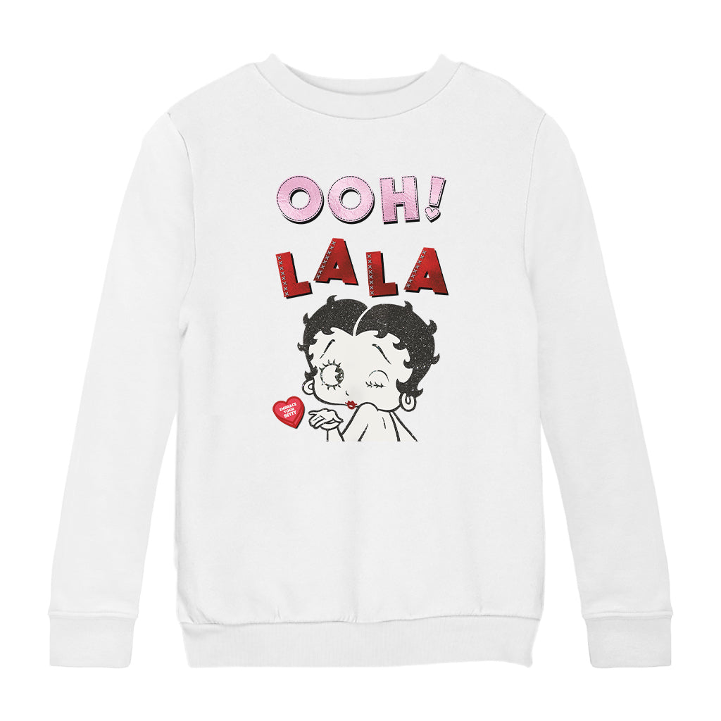 Betty Boop Ooh! La La Embrace Your Betty Kids Sweatshirt