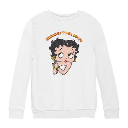 Betty Boop Embrace Your Betty Kids Sweatshirt