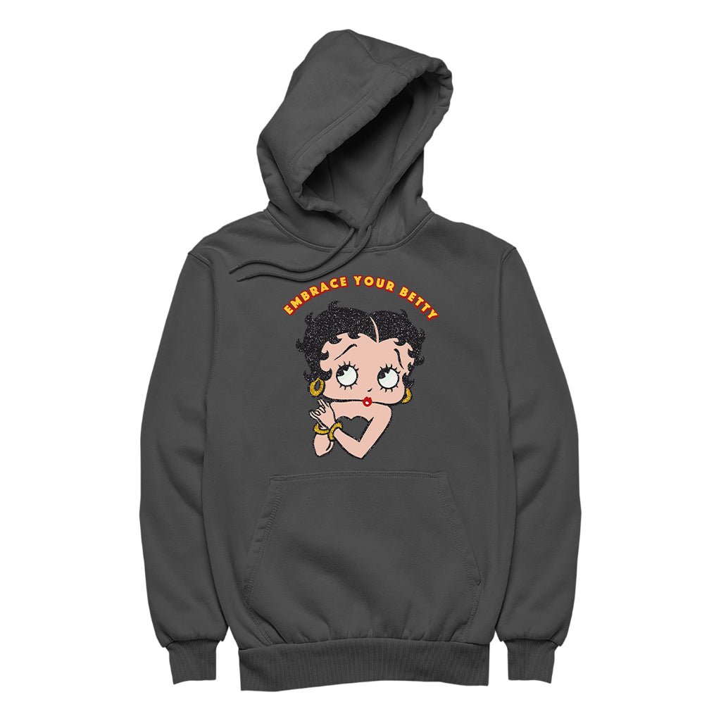 Betty Boop Embrace Your Betty Men's Hooded Sweatshirt
