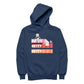 Betty Boop Name Strips Men's Hooded Sweatshirt