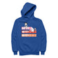 Betty Boop Name Strips Men's Hooded Sweatshirt