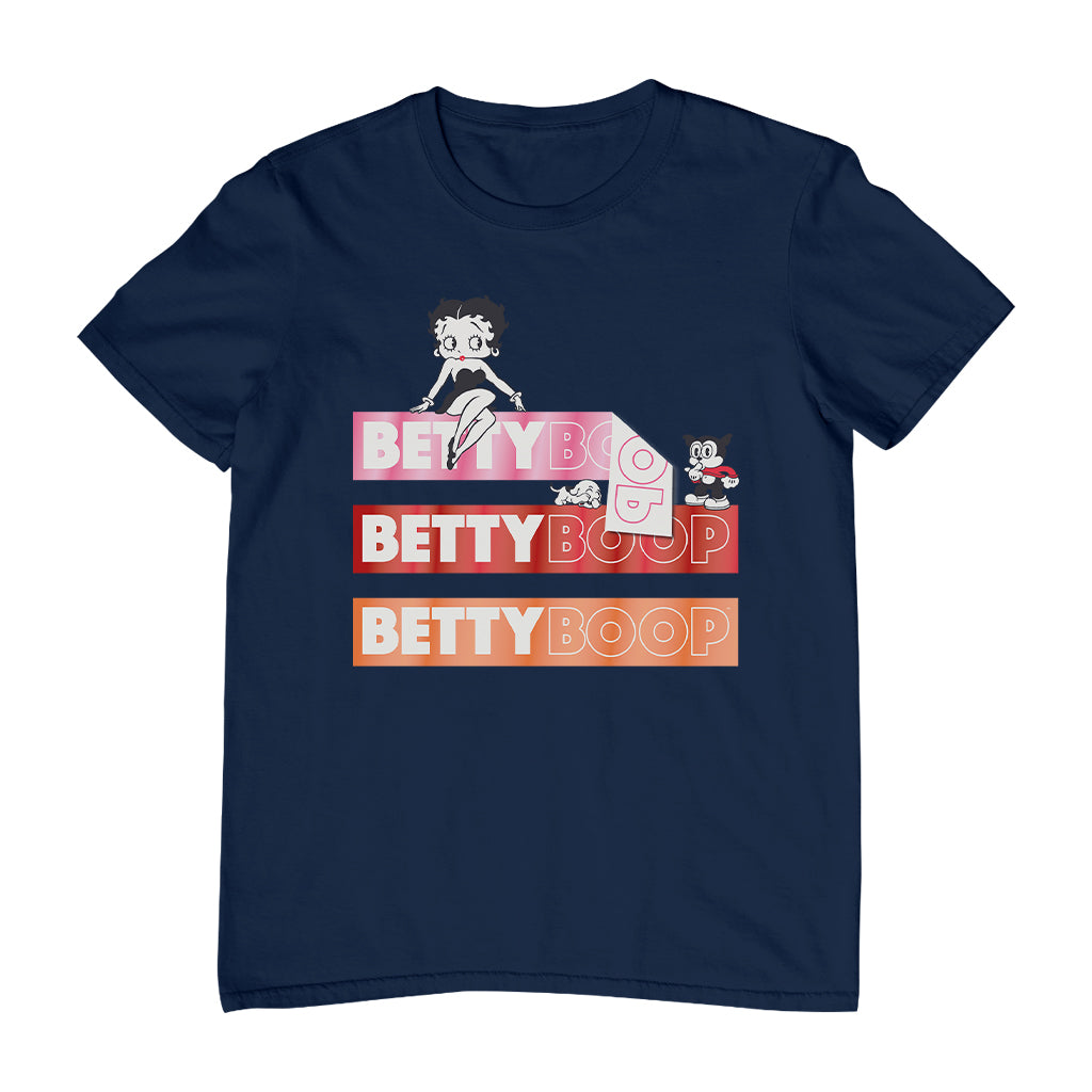 Betty Boop Name Strips Men's T-Shirt
