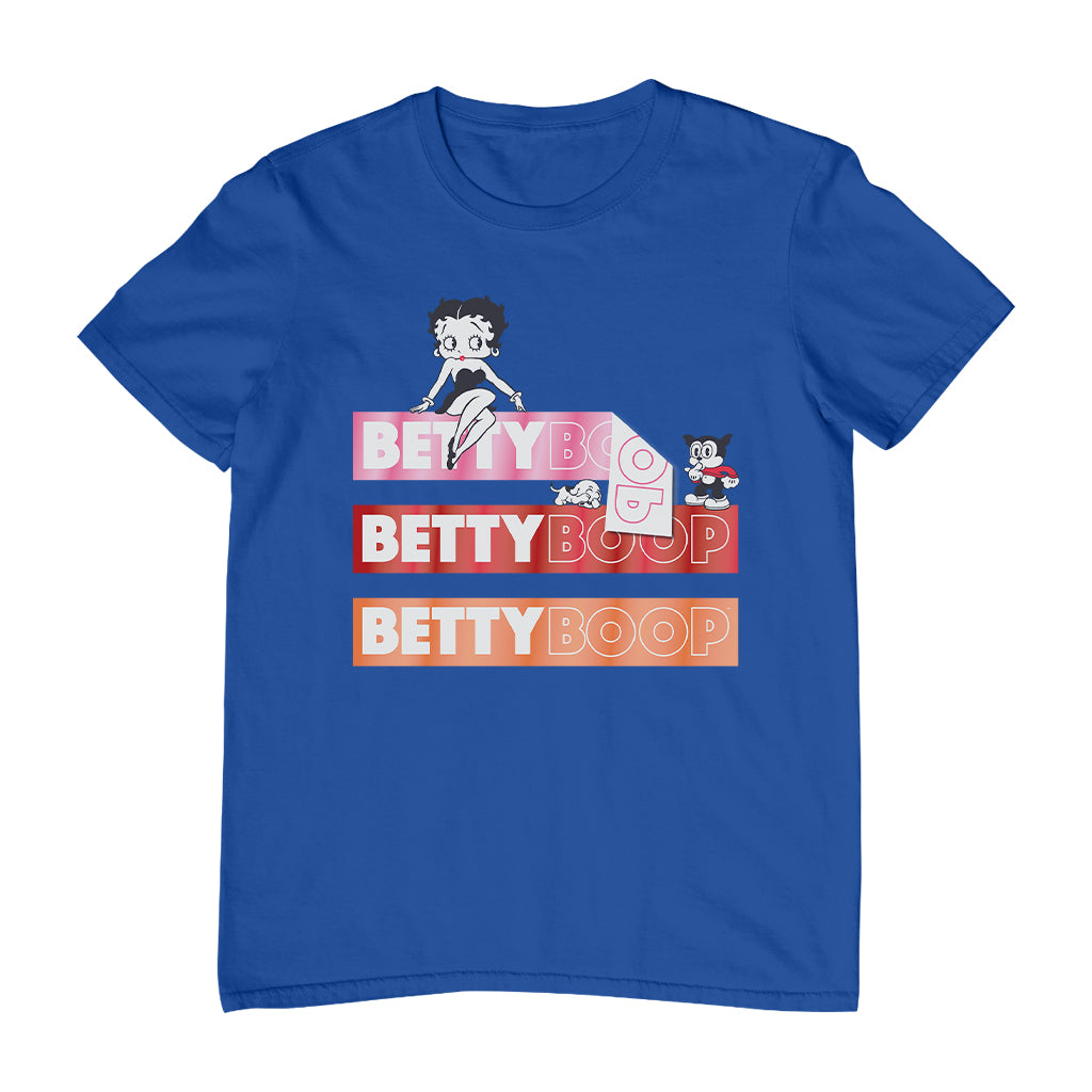 Betty Boop Name Strips Men's T-Shirt
