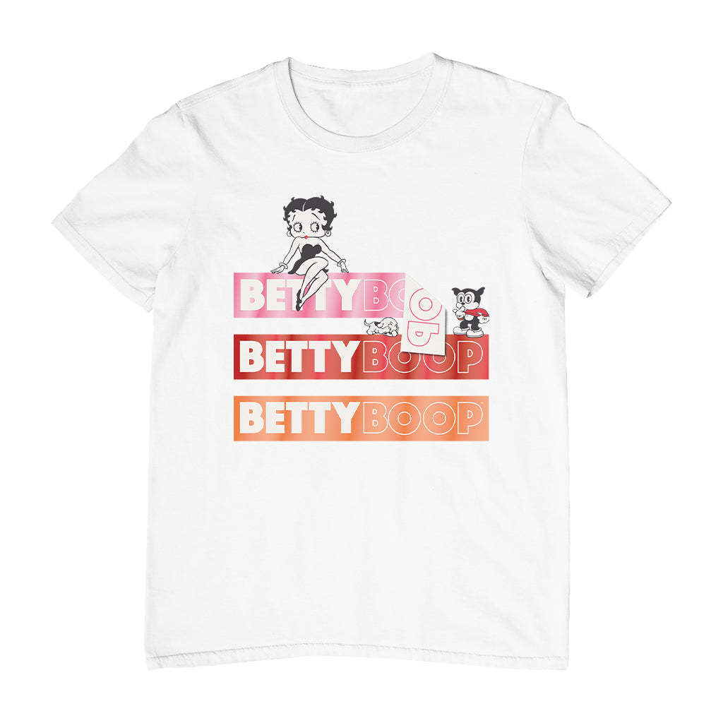 Betty Boop Name Strips Men's T-Shirt