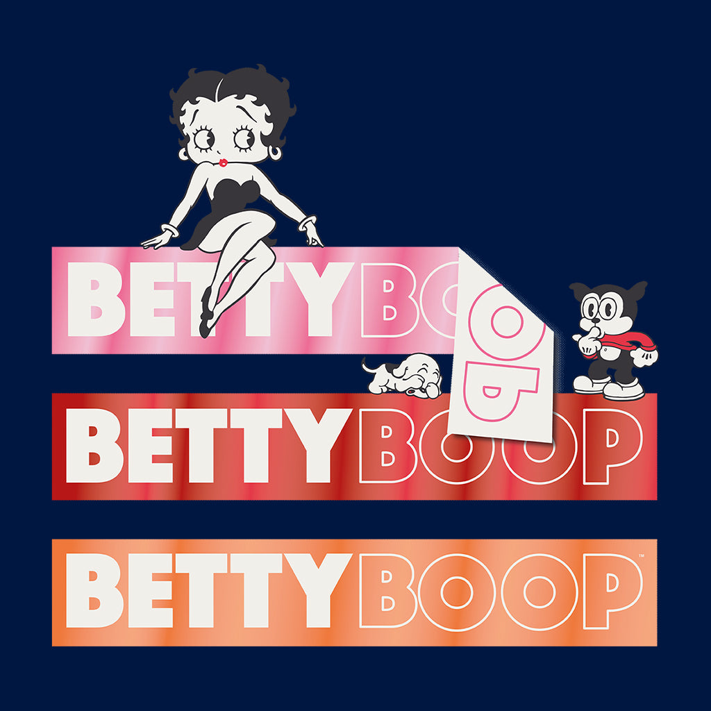 Betty Boop Name Strips Men's T-Shirt