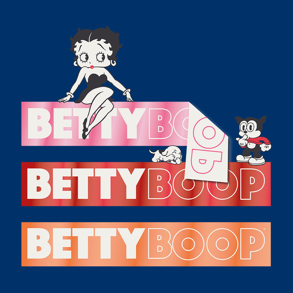 Betty Boop Name Strips Men's T-Shirt