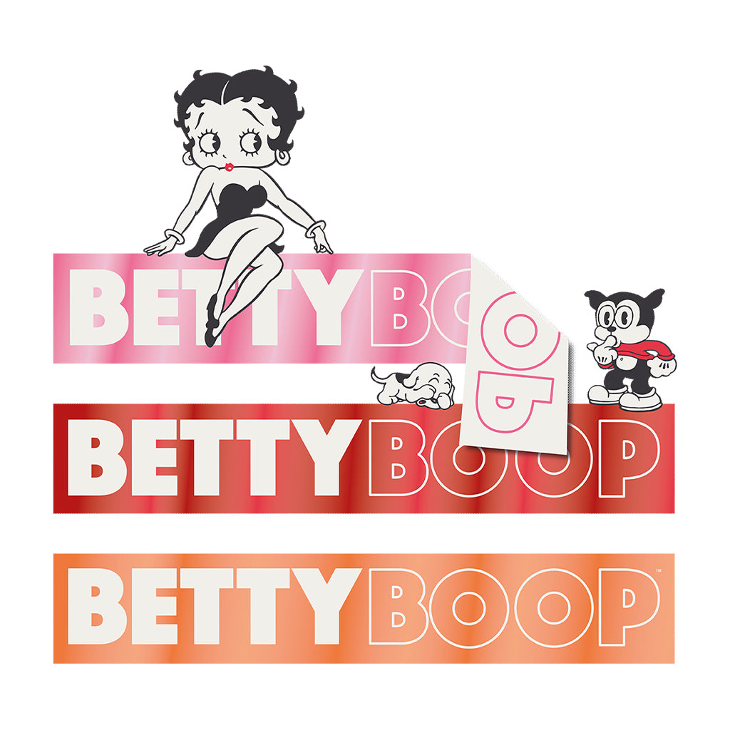 Betty Boop Name Strips Men's T-Shirt
