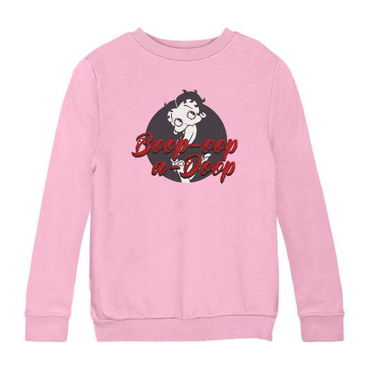 Betty Boop Boop-Oop-A-Doop Fur Style Kids Sweatshirt