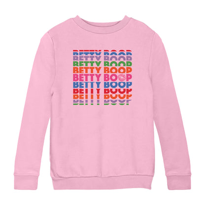 Betty Boop What Would Betty Do Hearts Kids Sweatshirt