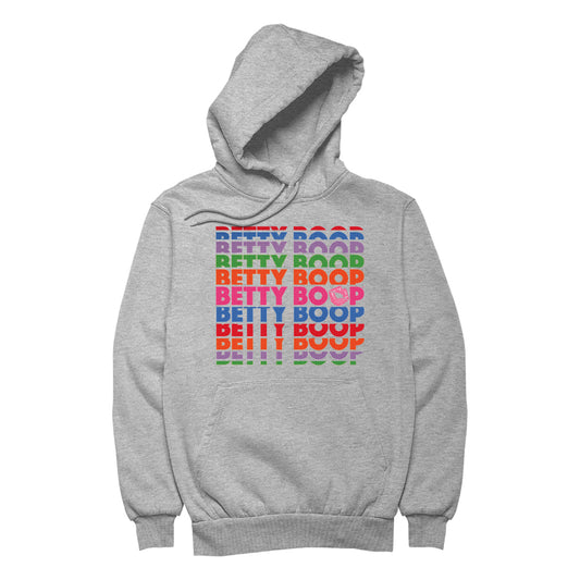 Betty Boop What Would Betty Do Hearts Men's Hooded Sweatshirt