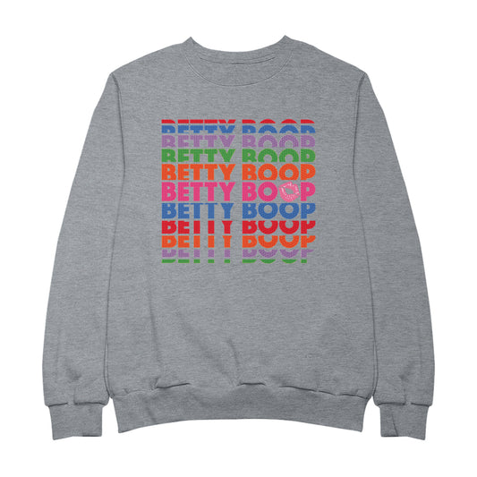 Betty Boop What Would Betty Do Hearts Men's Sweatshirt