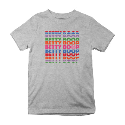 Betty Boop Multicoloured Rainbow Betty Boop Kids T-Shirt