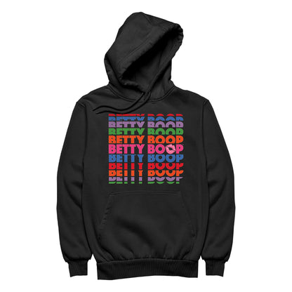 Betty Boop Multicoloured Rainbow Betty Boop Men's Hooded Sweatshirt