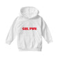 Betty Boop GRL PWR Red Bold Kids Hooded Sweatshirt