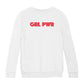 Betty Boop GRL PWR Red Bold Kids Sweatshirt