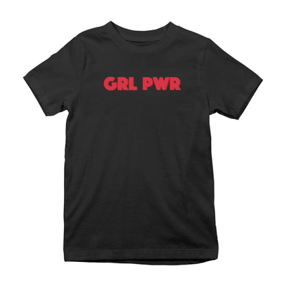 Betty Boop GRL PWR Red Bold Kids T-Shirt