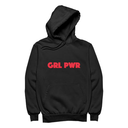 Betty Boop GRL PWR Red Bold Men's Hooded Sweatshirt